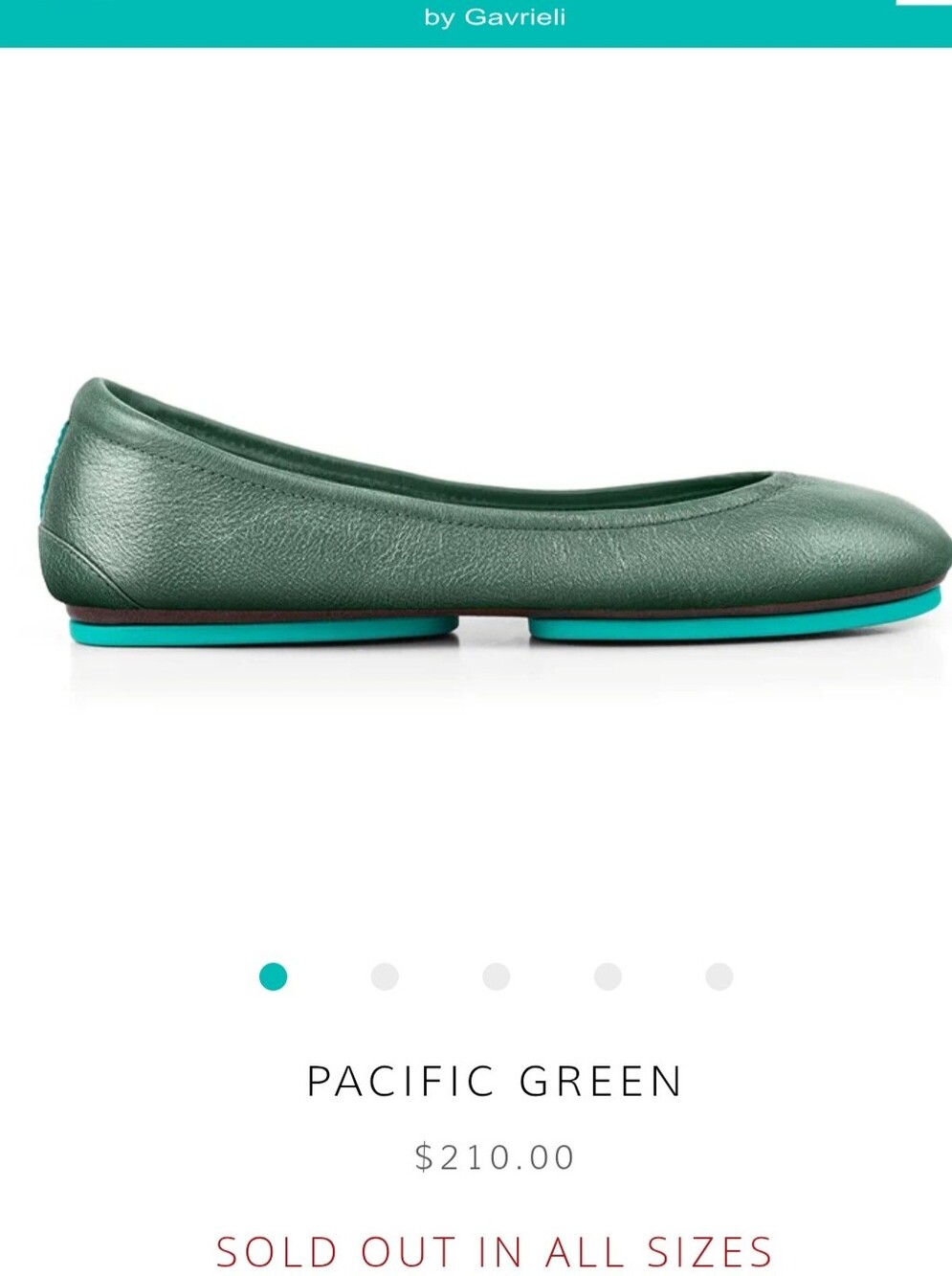 Tieks in Pacific Green